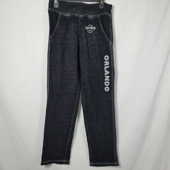 Hard Rock Cafe Orlando XS Gray Sweat Pants - Picture 1 of 4